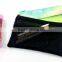 Wholesale custom mesh pencil case with two zippers transparent pen bag
