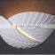 white leaf shade gypsum wall sconce light with warm light E14 for house STB371                        
                                                Quality Choice