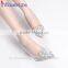 white crystal wedding shoes for women