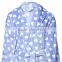 Wholesale Light Blue Winter Warm 100% Polyester Women Printed Coral Fleece Thick Sleep Robe