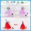 New 8 Colors Soft Silicone Menstruation Cup Woman Period Menstrual Cup