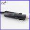 Car cigarette lighter plug with led light to right angle DC5.5*2.1 with slingshot cable