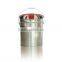 Factory Direct storage metal ottoman stool and storage