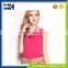 Summer Fashion Candy Color Fashion Sleeveless Women Chiffon Shirt