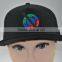 Softtextile 5 panel trucker cap with leather patch customized