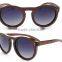 Butterfly Shape Grain Wood Frame Sunglasses