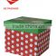 Christmas square-shaped paper gift box