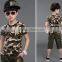 boys short sleeve cotton handsome camouflage suit