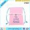 Backpack Bags Shopping Small Cotton Polyester Drawstring Bag