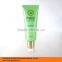 colored cosmetic plastic tube for facial cream with screw pump sprayer cap
