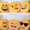 plush emoji pillow stuffed toys/Emoji Smiley Emoticon Round Cushion Home Pillow Stuffed Plush Soft Toy