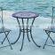 Mosaic 3pc Bistro Set Mosaic table chair set