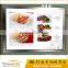 Aluminum snap frame led light box for restaurant food menu