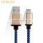 2016 Fashion Fast Charging Braided Line Type-C to USB 2.0 Data Cable
