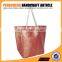 beautiful shoulder bag with polyester paper straw bags cotton handle for ladies