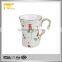 Drinkware ceramic fine porcelain mugs, personalized porcelain mugs with handle