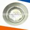 Round chrome fixture adjustable aluminium alloy downlight led halogen spotlight ceiling lamps recessed light indoor light