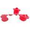 OEM simulated solid color kids plastic teapot toys set