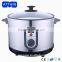 Stainless steel electric fryer microwave with filter and basket