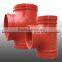 FM UL CE approved Ductile Iron grooved Pipe fitting and Couplings joint