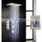 led shower panel,360*500mm bathroom rain shower set,Hot/cold 3 way conceal body spray panel shower