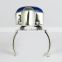 Two Tones Royal !! Lapis & Rainbow Moonstone 925 Sterling Silver Ring, Handmade Silver Jewelry , Wholesale Silver Jewelry