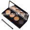 4 color matching eyebrow,draw the more dimensional eye shape, with delicate power quality, easily coloring, long lasting makeup
