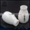 200ml White material pudding glass bottle milk bottles with plastic cap