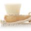 Cleaning instrument exfoliating face brush skin care natural wood material