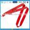 china supplier custom plastic name badge holder with polyster material lanyard