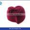 Jewelry Boxes Red Rose Flower Design Flocking Box Made For Hot Sale