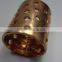 High Performence Bronze With Through Hole Selflubricating Bushing Bearing