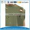customized t shirt with distressing and curved hem in green