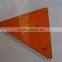 stick warning triangular Auto/Truck/Trailer rear reflector