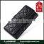 Item JFW07:Good quality sheepskin leather ladies purse,lingge pattern clutch bag for women from China factory