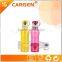 Custom 250ml clear plastic household fruit filter bottle