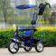 China manufacture EVA tire three wheel baby stroller 4 in 1 tricycle