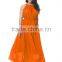 Bohemia beach skirt thin Beach Resort Bohemia pendulum chiffon plus size dress