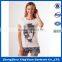 Wholesale blank breathable 100% organic cotton maternity women t-shirts