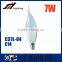 2016 Hot Sale C37 7W 85-265V E27 E14 Led Light Bulb