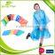 Corful rain poncho supprier disposable women fashionable raincoat