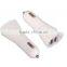 Input 12-24v dual usb 5v car charger 1a/2.1a for phone and tablet with led light
