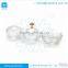 Luxury Acrylic Plastic Wave Banquet wedding dessert Fruit plate set