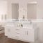 Vanity top with square ceramic sink, Wall hung bathroom cabinet bathroom vanity, Wall hung bathroom vanity units