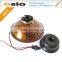 5 inch Round Crystal Iron Semi Sealed Beam Install H4 or HID H4 Xenon Bulb