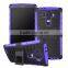 Plastic Silicone stand back cover case for LG,2 in 1 Hard Protective Hybrid Combo Case for LG G4 Case Cover