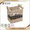 Fashionable Best Selling China Factory Soft Closing White Wicker Basket no Handles