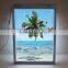 Advertising sign custom lightbox aluminum display board lighted picture frame