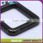 Square shape gun color plating leather bag parts and accessories