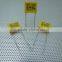Apply For Modem Metallized polypropylene film membrance mkp capacitor 0.001uf to 1uf